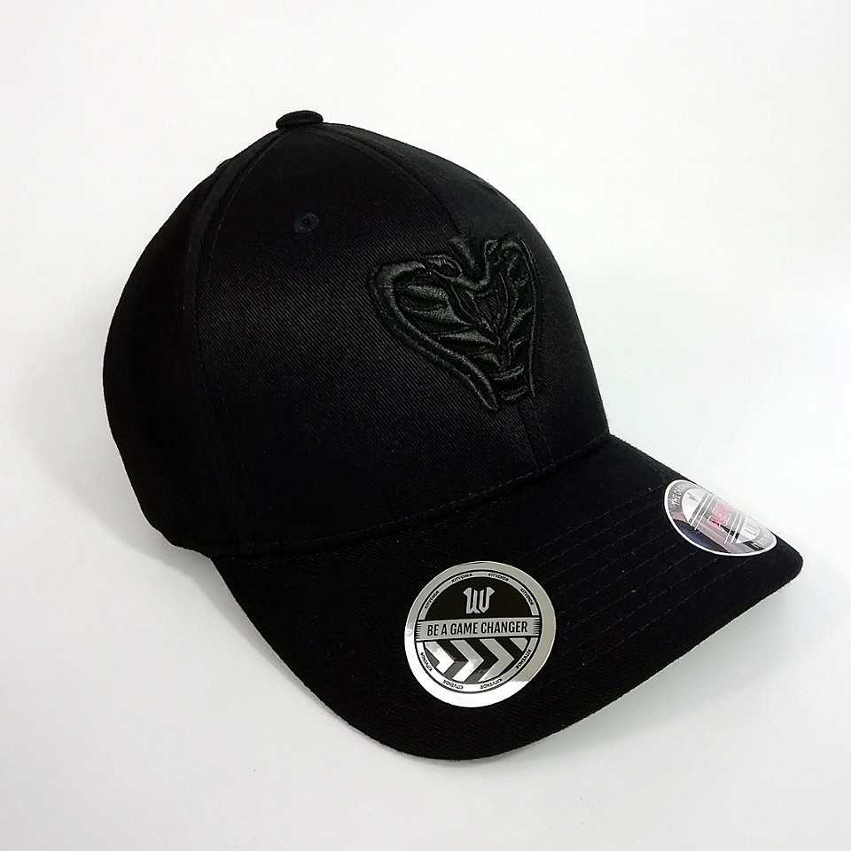 Flexfit Cap with Black Logo 